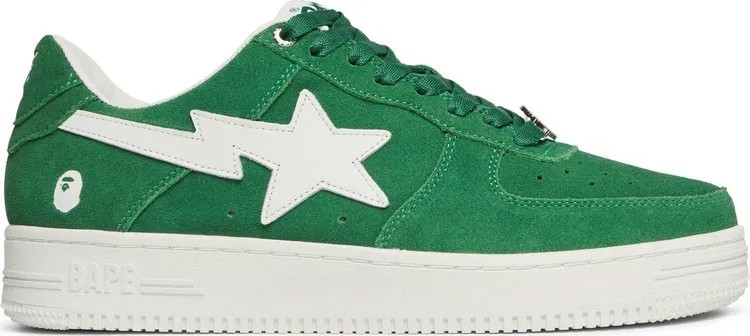 Кроссовки Bapesta Suede Pack - Green, зеленый