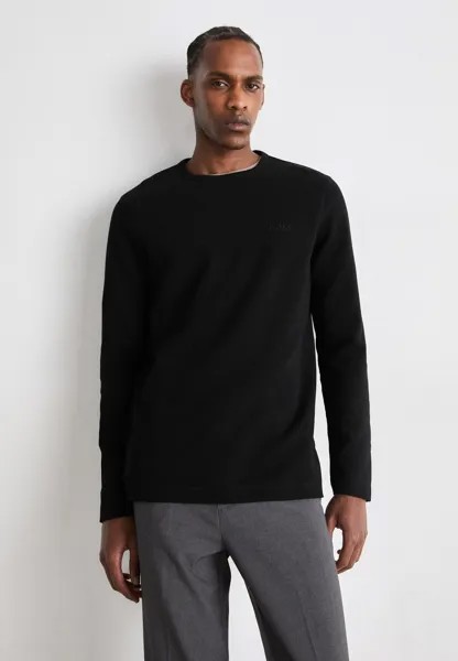 Вязаный свитер TEMPESTO BOSS, цвет black