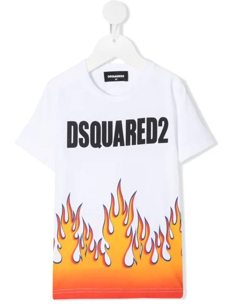 Dsquared2 Kids футболка с принтом