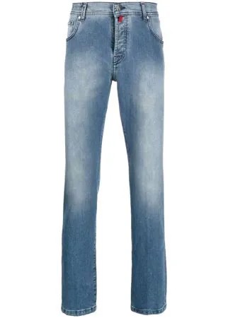 Kiton прямые джинсы средней посадки