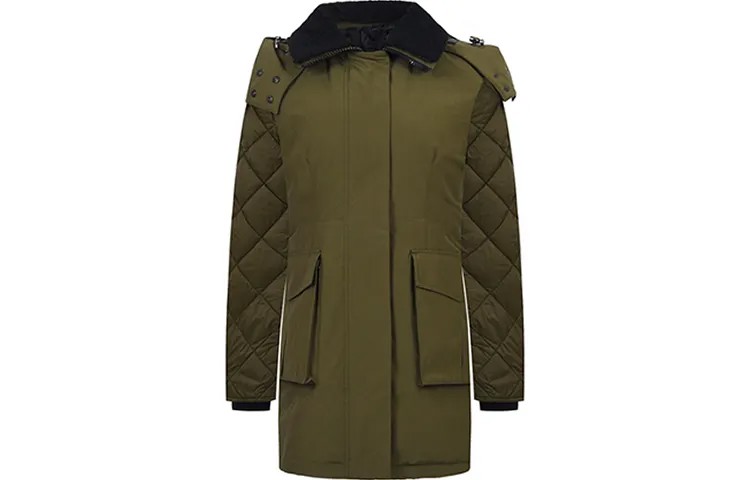 Женский пуховик Canada Goose, Армейский Зеленый
