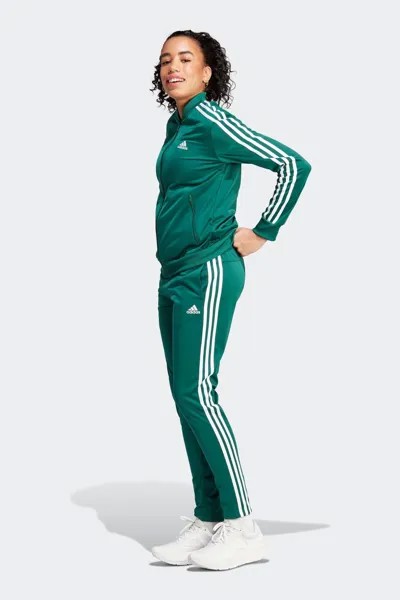 Спортивный спортивный костюм adidas, зеленый