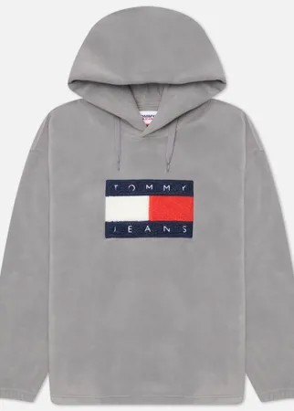 Мужская толстовка Tommy Jeans ABO Polar Fleece Hoodie, цвет серый, размер XL