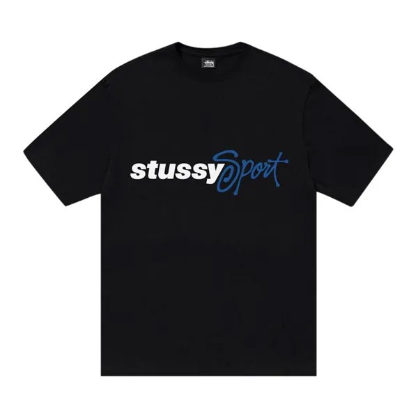 Футболка Stussy Sport Script Tee, черный
