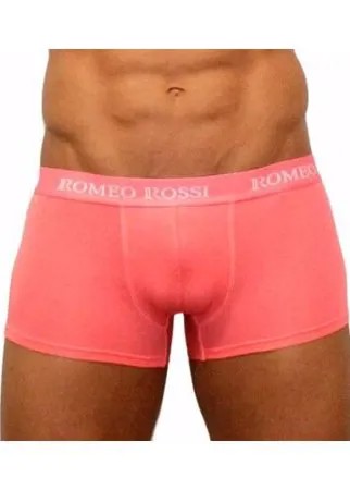 Romeo Rossi Трусы Боксеры с профилированным гульфиком, размер XL, коралловый