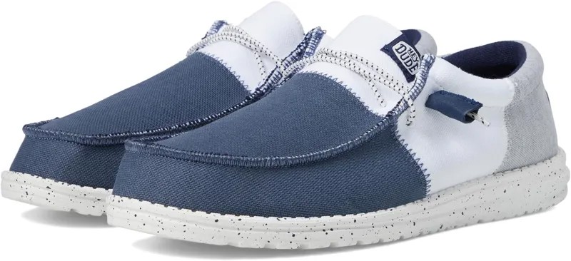 Кроссовки Wally Tri-Varsity Slip-On Casual Shoes Hey Dude, темно-синий