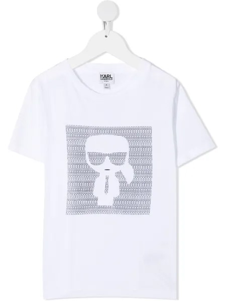 Karl Lagerfeld Kids футболка с принтом K/Ikonik