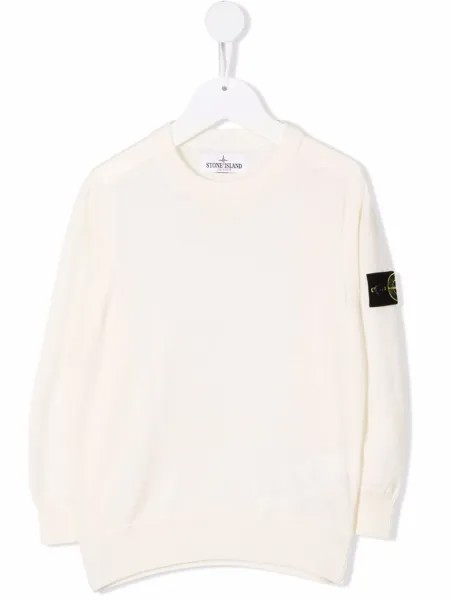Stone Island Junior джемпер с нашивкой