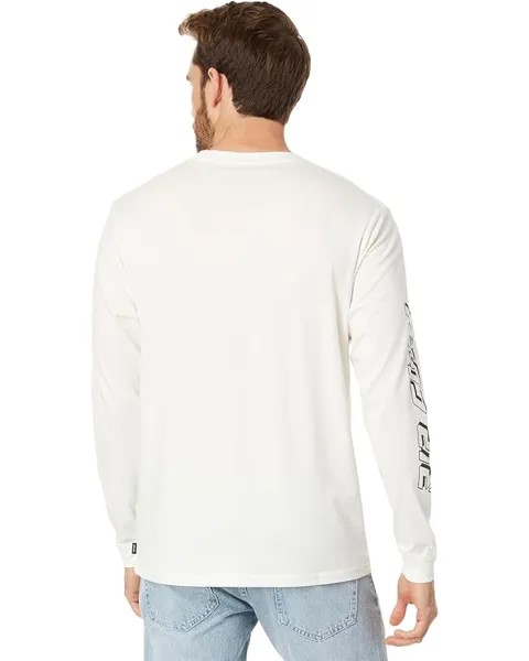 Футболка с длинным рукавом Rip Curl Fade Out Icon Long Sleeve Tee, цвет Bone 1