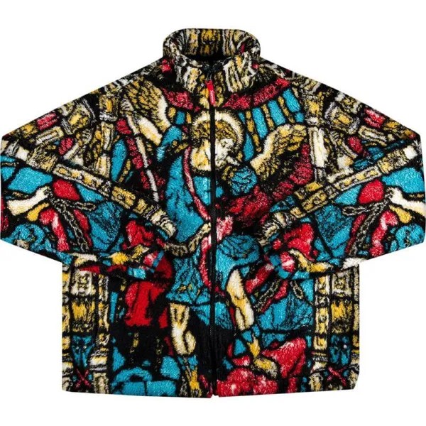 Флисовая куртка Supreme Saint Michael, мультиколор
