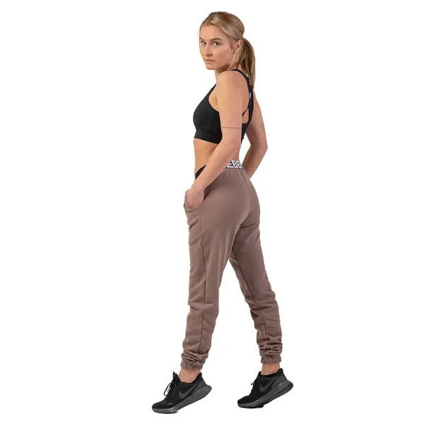 Брюки Nebbia Iconic Mid-Waist 408 Tracksuit, коричневый