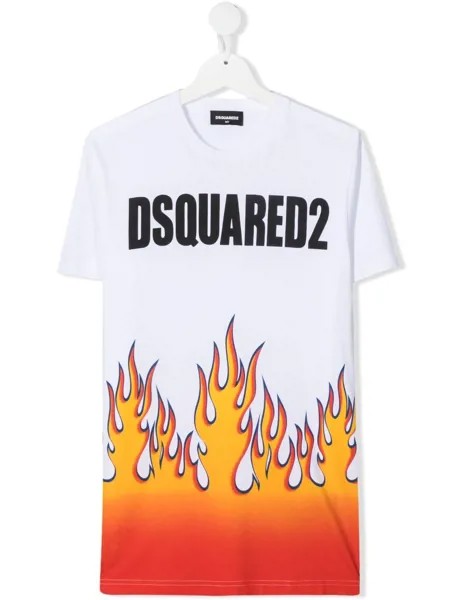 Dsquared2 Kids футболка с принтом