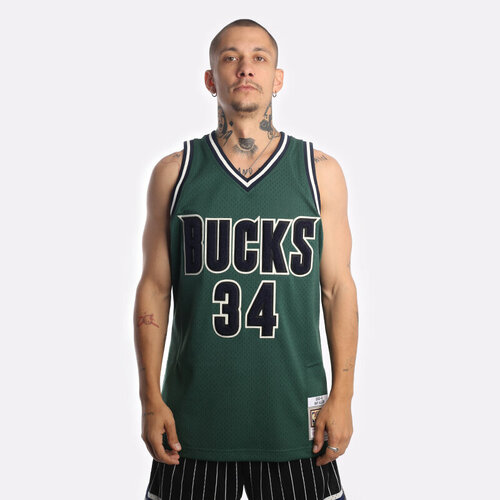 Майка Mitchell & Ness Mitchell and ness Chenille Swingman, размер M, зеленый
