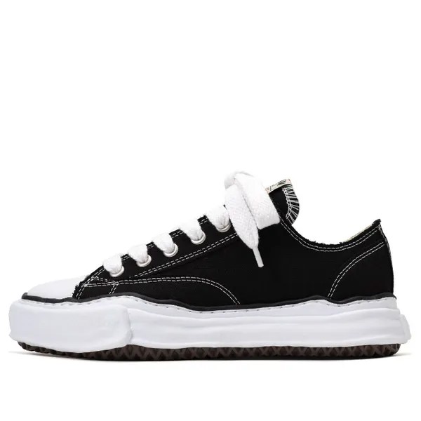 Кроссовки Maison MIHARA YASUHIRO PETERSON OG Sole Canvas Low-top Sneaker 'Black', черный