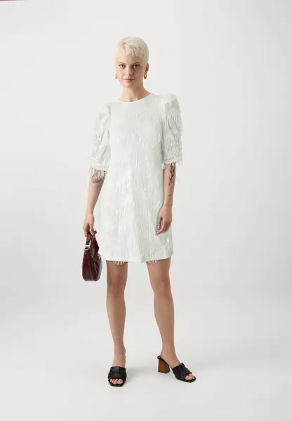 Коктейльное платье YASBELLA DRESS YAS, белый