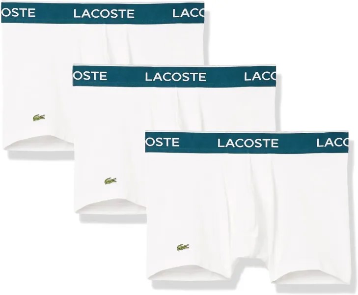 Трусы Trunks 3-Pack Casual Classic Lacoste, белый