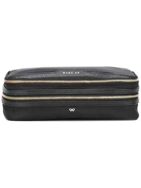 Anya Hindmarch косметичка с двумя застежками-молниями