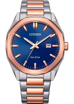 Японские наручные  мужские часы Citizen BM7606-84L. Коллекция Eco-Drive