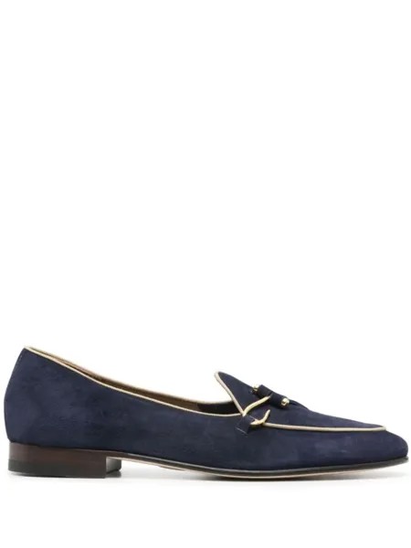 Edhen Milano Comporta suede loafers, синий