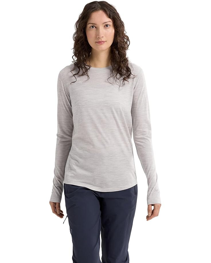 Лонгслив Arc'teryx Lana Merino Wool Crew, цвет Solitude