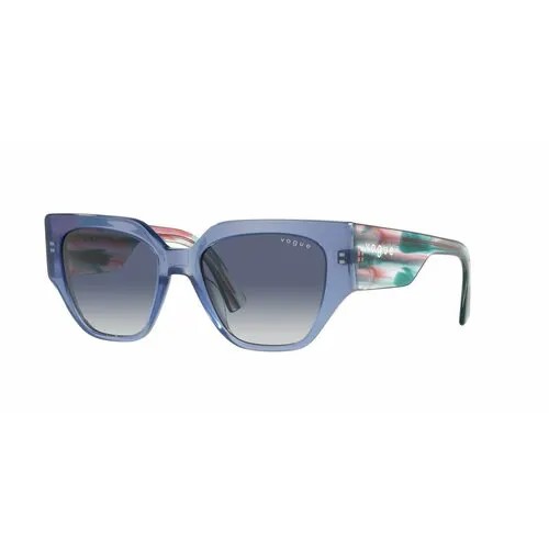 Солнцезащитные очки Vogue eyewear, квадратные, оправа: пластик, градиентные, с защитой от УФ, для женщин, фиолетовый