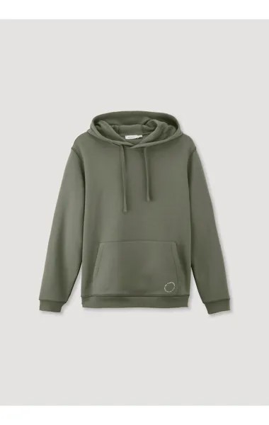 Толстовка Hessnatur Sweat Hoodie, оливковый