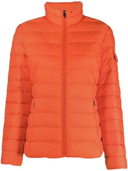 Lauren Ralph Lauren пуховик из переработанного полиэстера, оранжевый