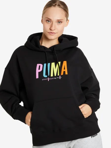 Худи женская PUMA SWxP Graphic, Черный