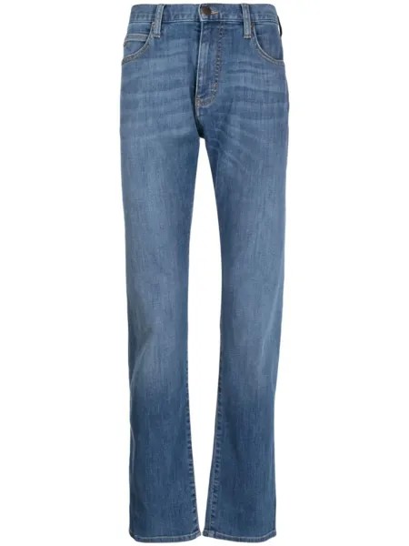 Emporio Armani прямые джинсы, синий