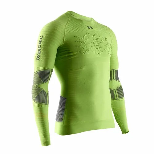 Термобелье верх X-bionic EFFEKTOR 4.0 RUN POWERSHIRT LG SL Men, размер L, зеленый