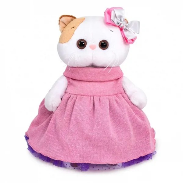 Мягкая игрушка Budi Basa Кошечка Ли-Ли в платье с люрексом 24 см