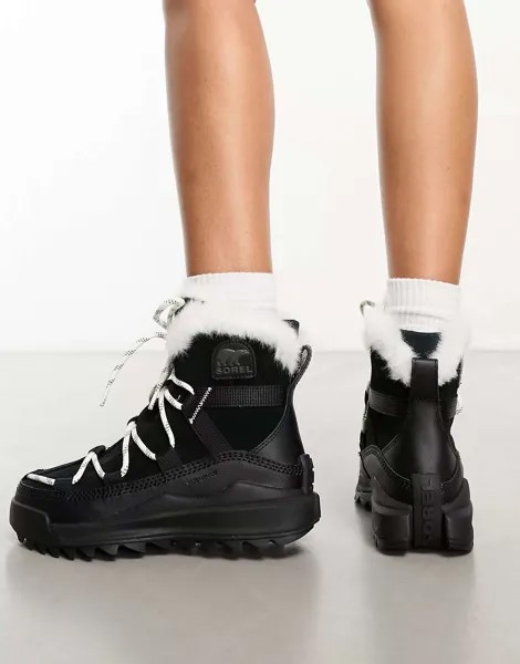 Черные водонепроницаемые ботинки Sorel Ona Rmx Glacy