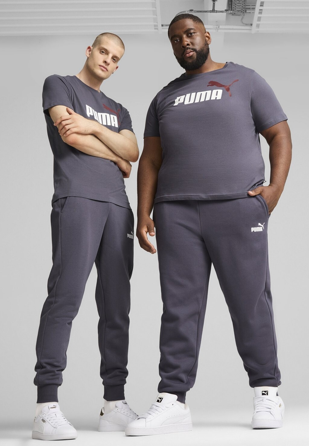 Спортивные брюки ESSENTIALS MIT LOGO Puma, серый