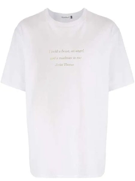 UNDERCOVER футболка Dylan Thomas