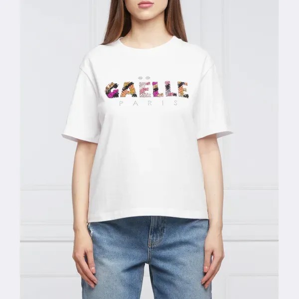 Футболка стандартного кроя Gaëlle Paris, белый