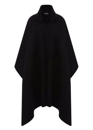 Накидка из смеси шерсти и шелка Giorgio Armani