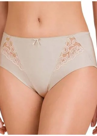 Felina Трусы Bolero слипы высокой посадки с кружевными вставками, размер 50, серый