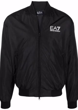 Ea7 Emporio Armani бомбер с логотипом