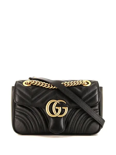 Gucci Pre-Owned мини-сумка на плечо GG Marmont 2020-го года