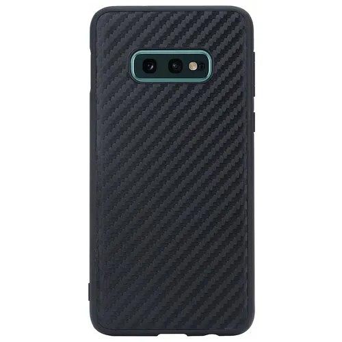Чехол накладка для Samsung Galaxy S10e, G-Case Carbon, черная