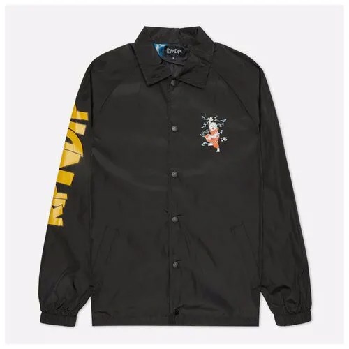 Мужская куртка ветровка Ripndip Super Sanerm Coach чёрный, Размер S
