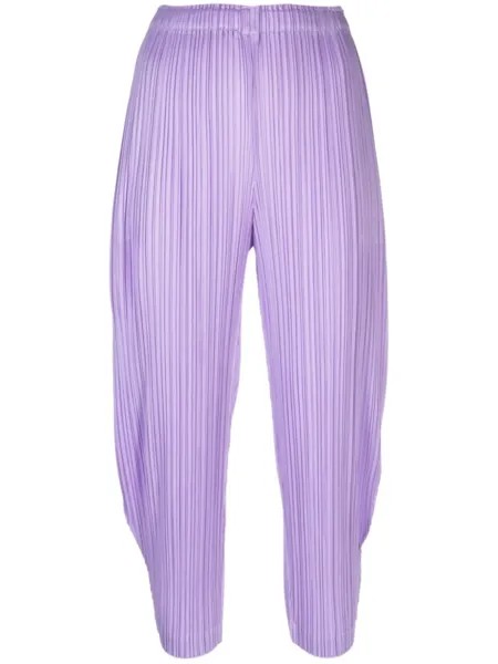 Pleats Please Issey Miyake плиссированные брюки Monthly Colours January, фиолетовый