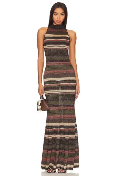 Платье Ronny Kobo Arlo Knit, цвет Forest & Brown