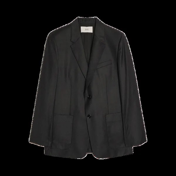 Куртка Ami Two Buttons 'Heather Grey', серый