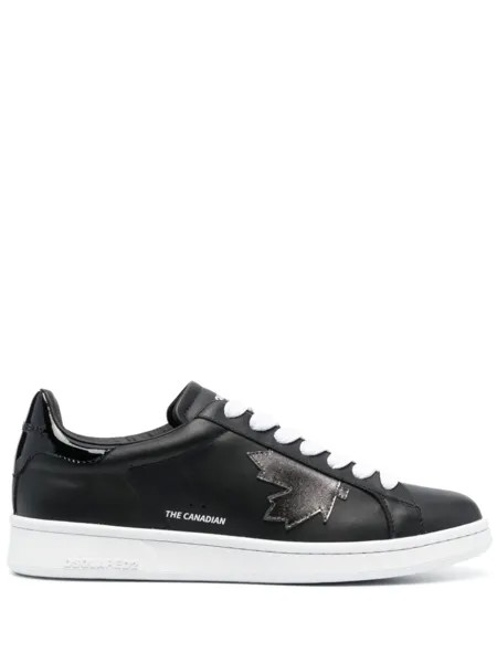 Dsquared2 кеды Boxer, черный