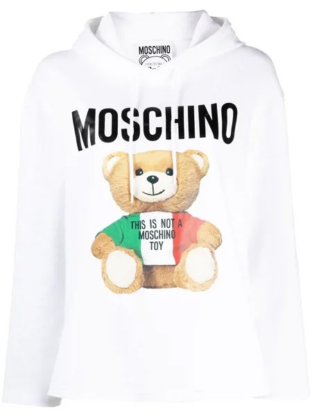 Moschino худи Teddy Bear свободного кроя