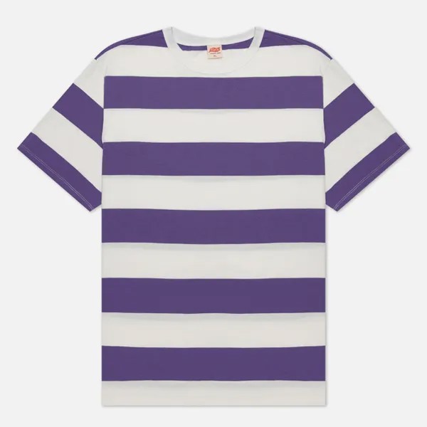 Мужская футболка TSPTR Border Stripe фиолетовый, Размер XL