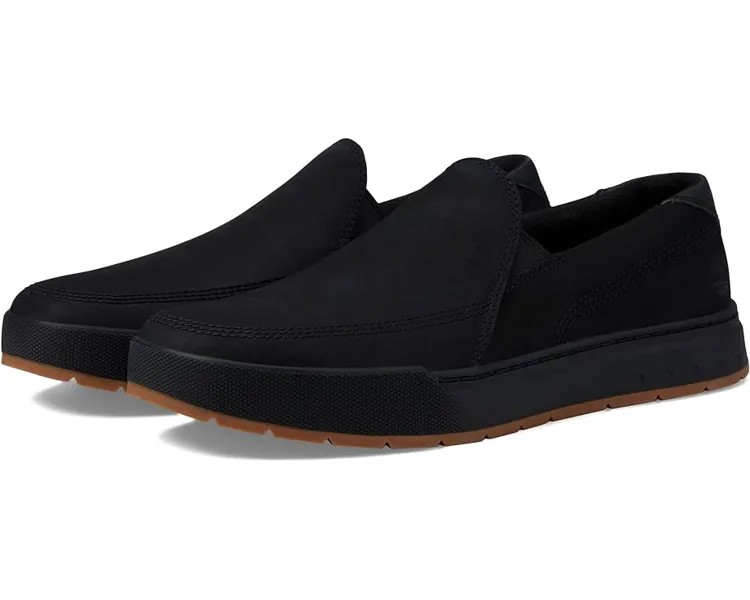 Кроссовки Timberland Maple Grove Leather Slip-On, цвет Black Nubuck