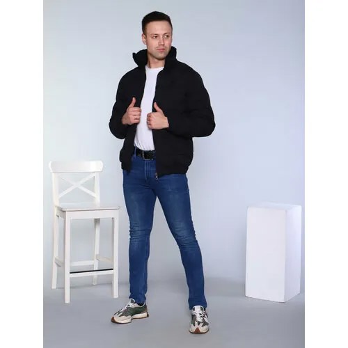 Бомбер NO NAME, размер XL, черный
