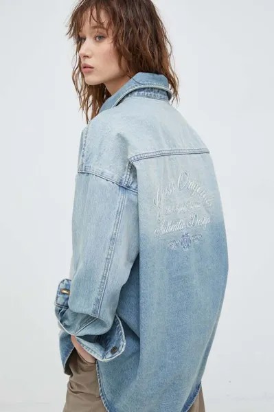 Джинсовая рубашка Guess Originals, синий